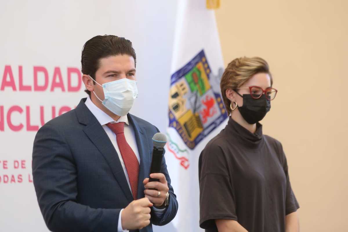Samuel García y Mariana Rodríguez. Foto: Leonel Rocha.