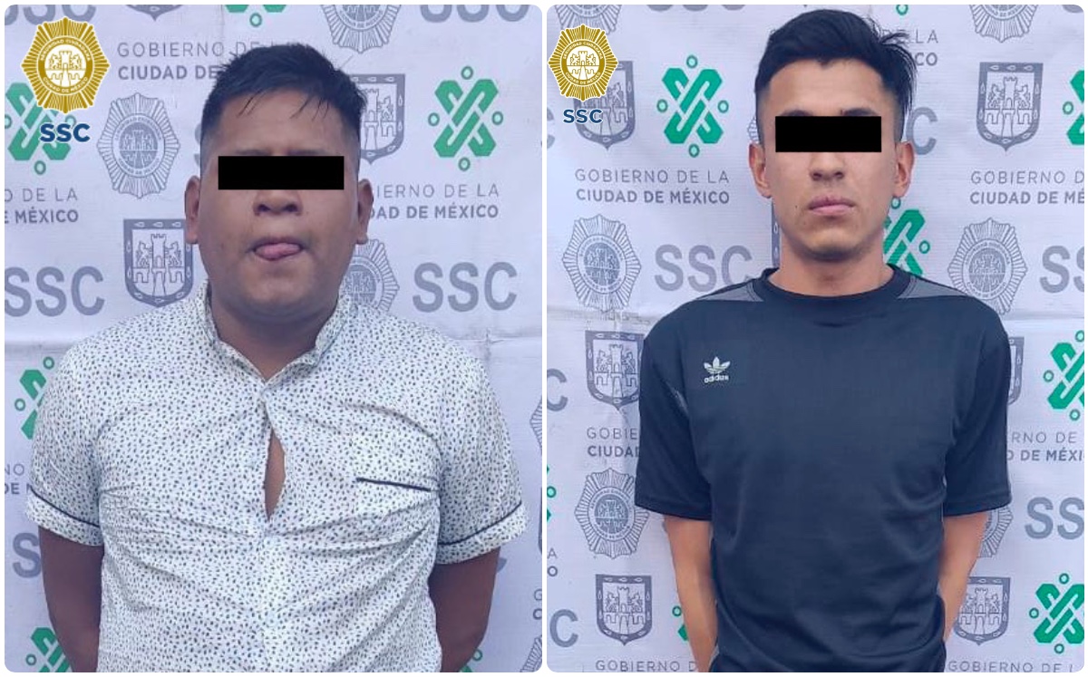 Venancio 'N' y Brayan 'N', ligados a célula de La Unión Tepito. (Especial)