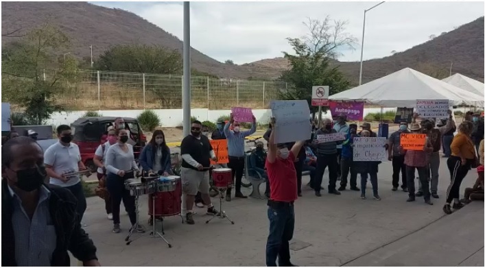 Aseguran que la manifestaciones en el CAT continuarán en caso de no tener respuesta. (Especial)