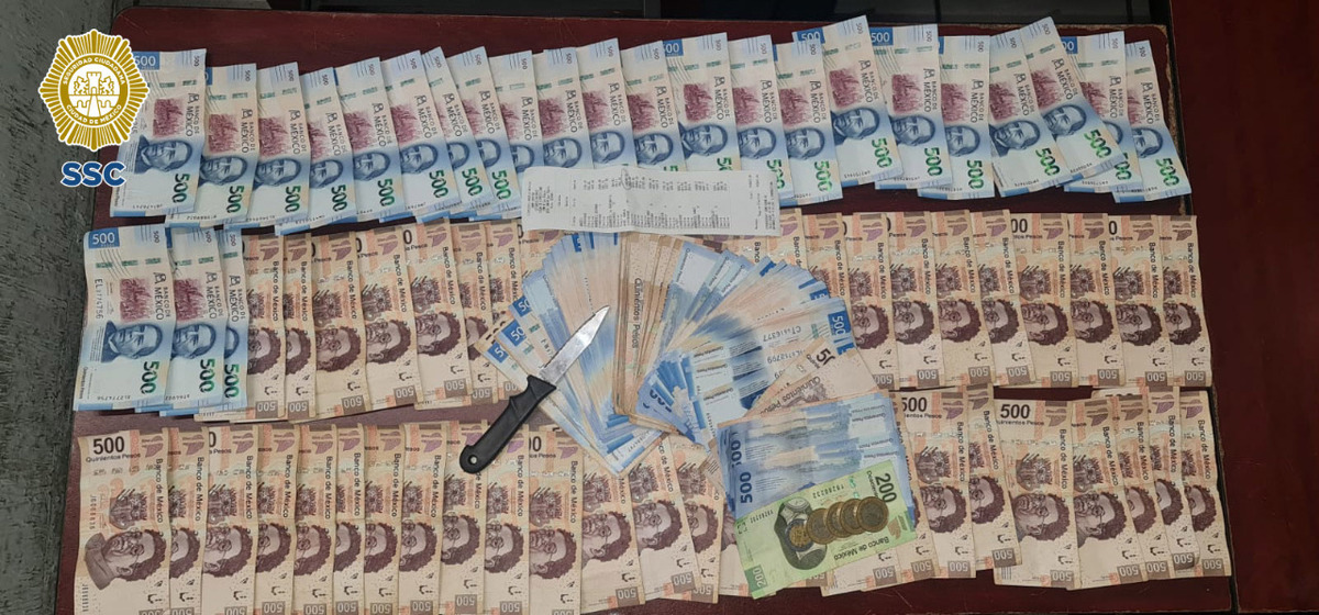 El detenido cuenta con registro por robo agravado 2019.