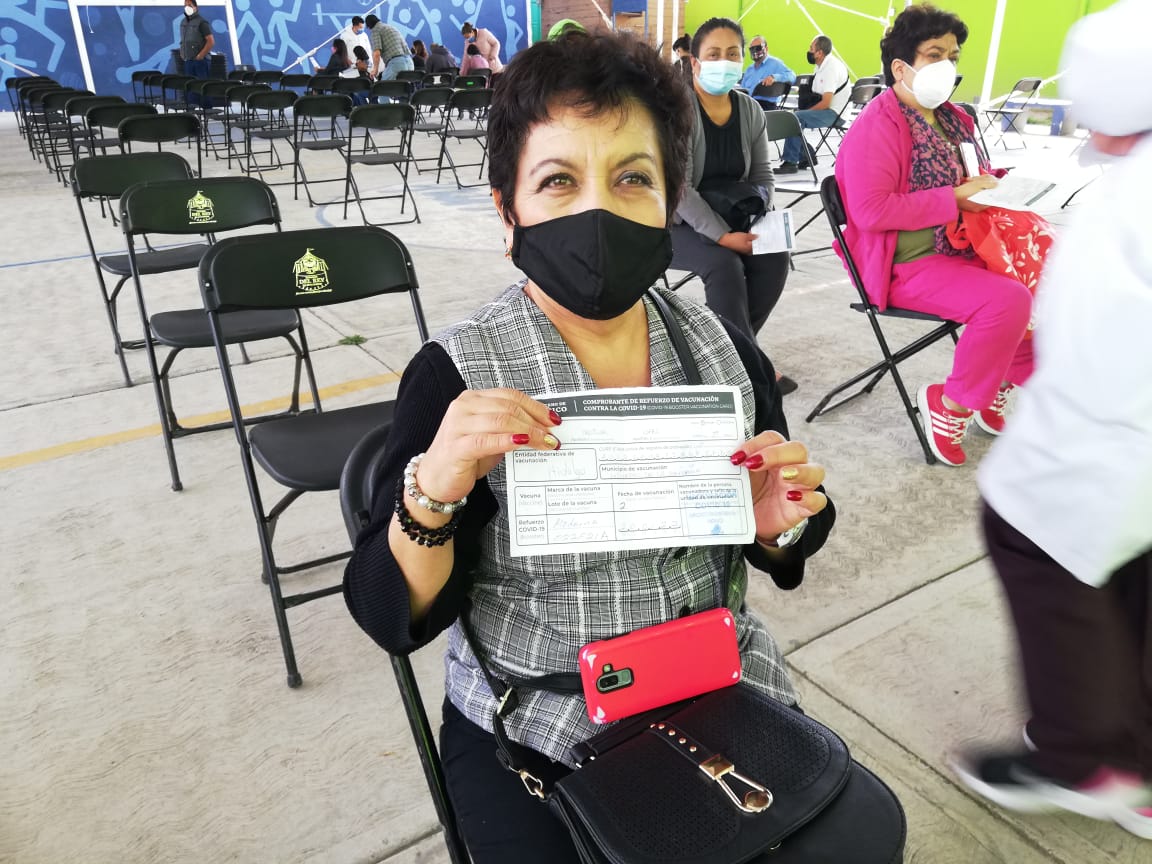 Mineral de la Reforma fue uno de los municipios donde se aplica el refuerzo covid (Elizabeth Hernández)