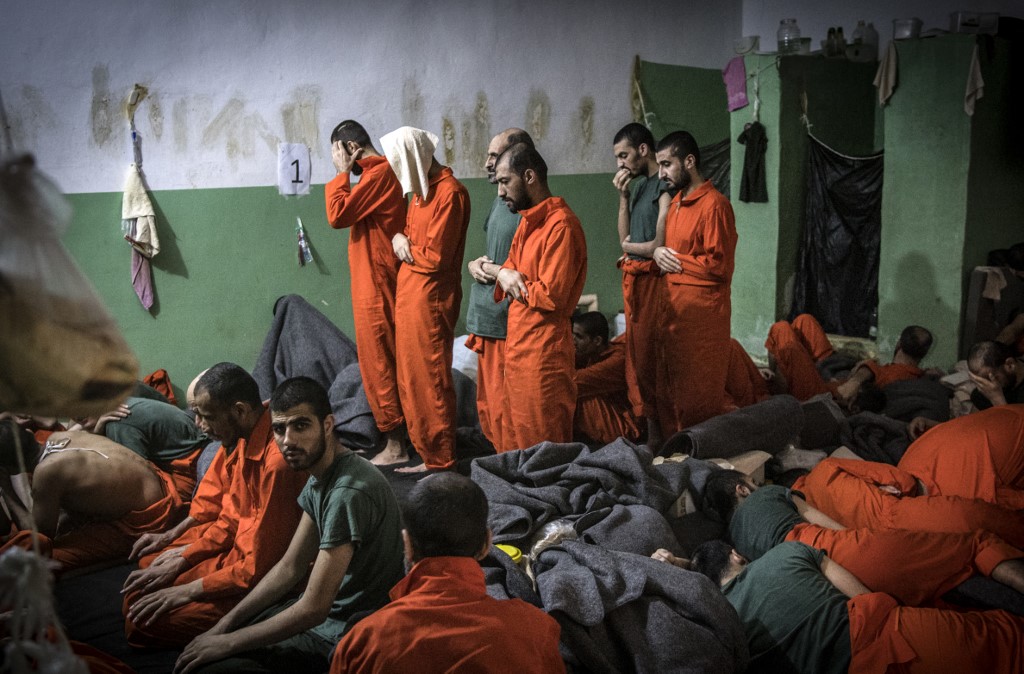 La prisión de Ghwayran, en Siria, aloja a reos yihadistas y disidentes de la Guerra Civil de 2011. (AFP)
