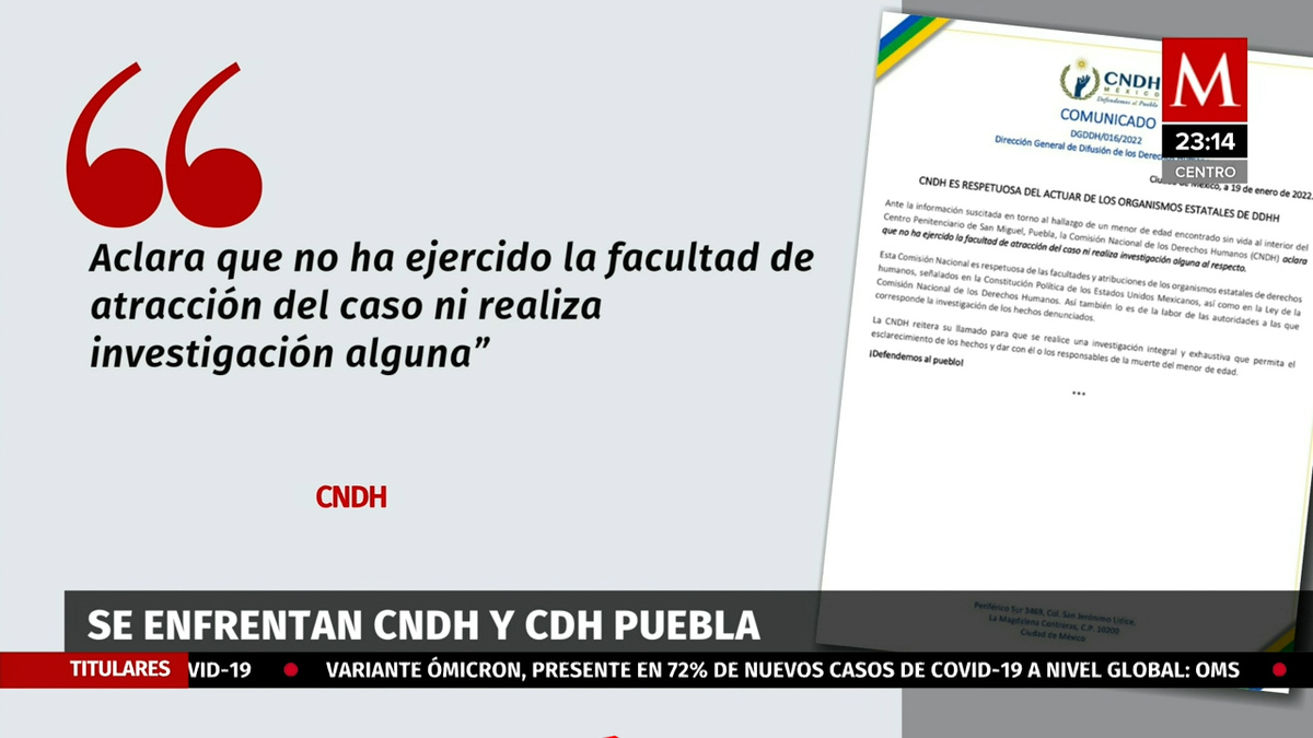 Reinserta pide a CNDH atraer caso de bebé hallado en penal de Puebla