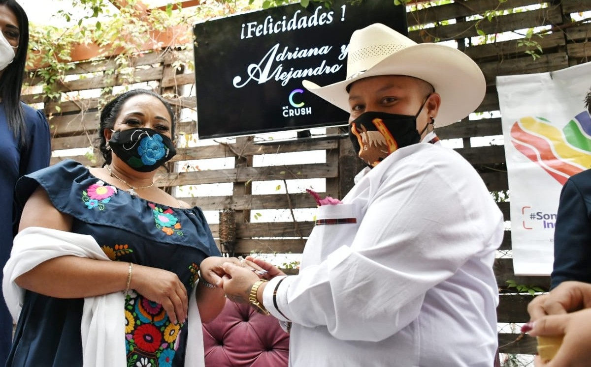 Adriana y Blanca sellaron su amor en la primera boda LGBT de Guanajuato Capital / Wendoline Adame