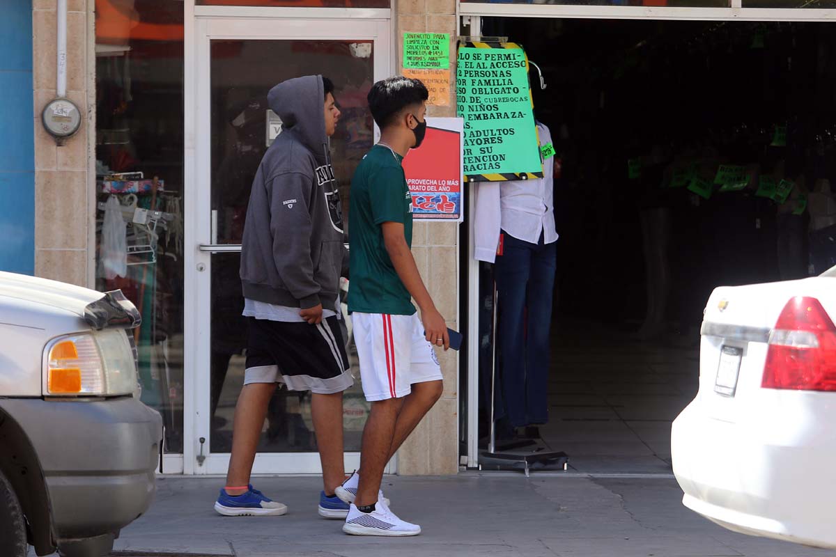Medidas sanitarias en Durango. (Rolando Riestra)