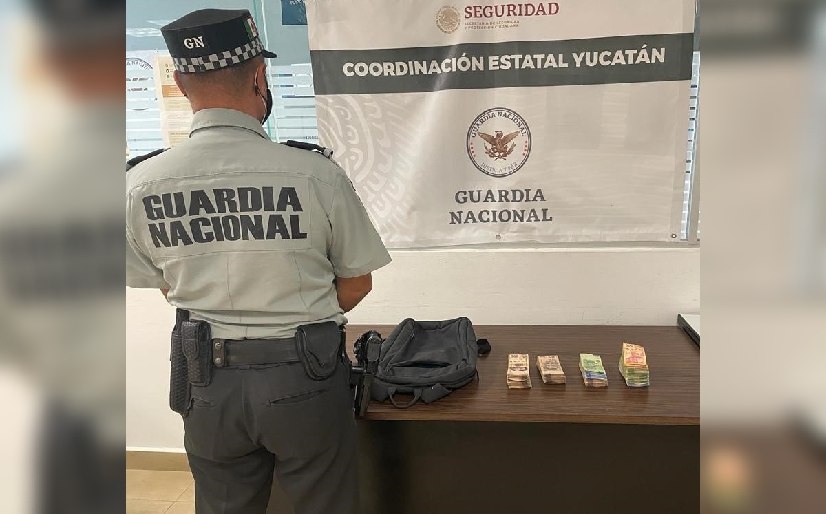 El hombre no pudo comprobar la legalidad del dinero. | GN