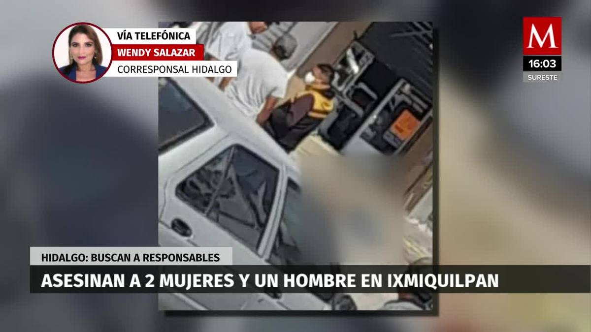 Hombres armados disparan a contra dos mujeres y un hombre en Hidalgo