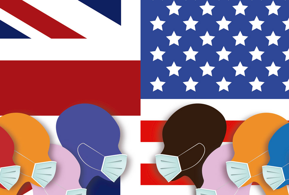 El abanico de medidas para la pandemia va desde la relativa laxitud de Estados Unidos hasta, en el caso de Australasia,  los confinamientos más severo