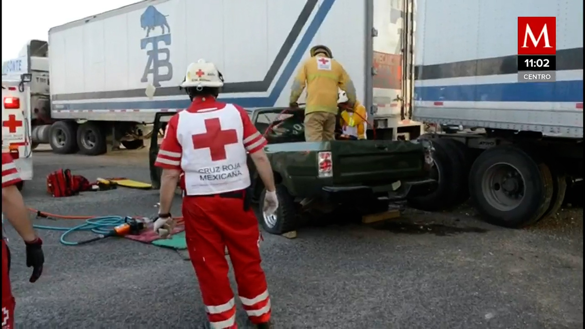 Accidente deja dos heridos de gravedad tras choque en Aguascalientes