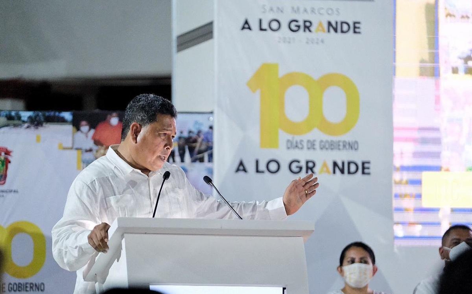 Alcalde de San Marcos, da positivo a covid-19 por tercera vez