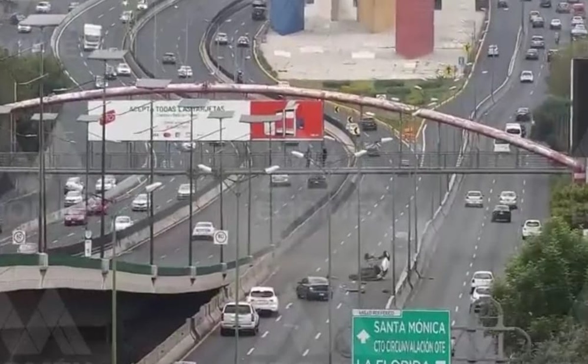 El percance fue ayer en la tarde. (Especial)