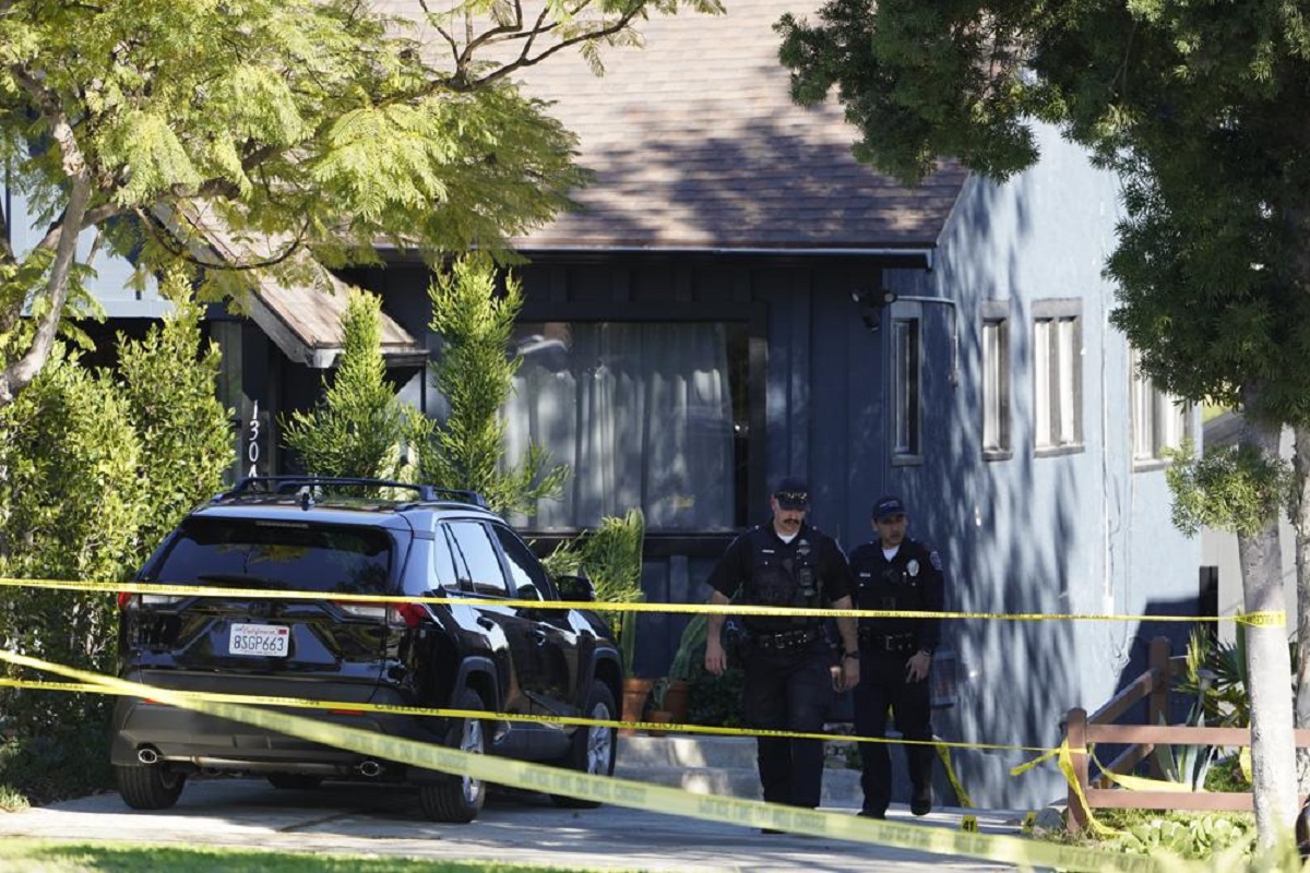 Exterior de la vivienda en Inglewood, California, el domingo 23 de enero. | AP