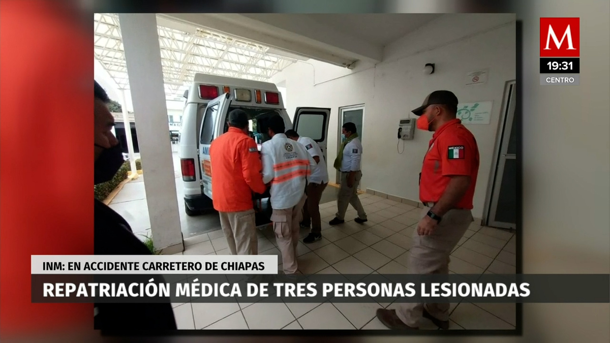 INM repatria a migrantes lesionados en volcadura de tráiler