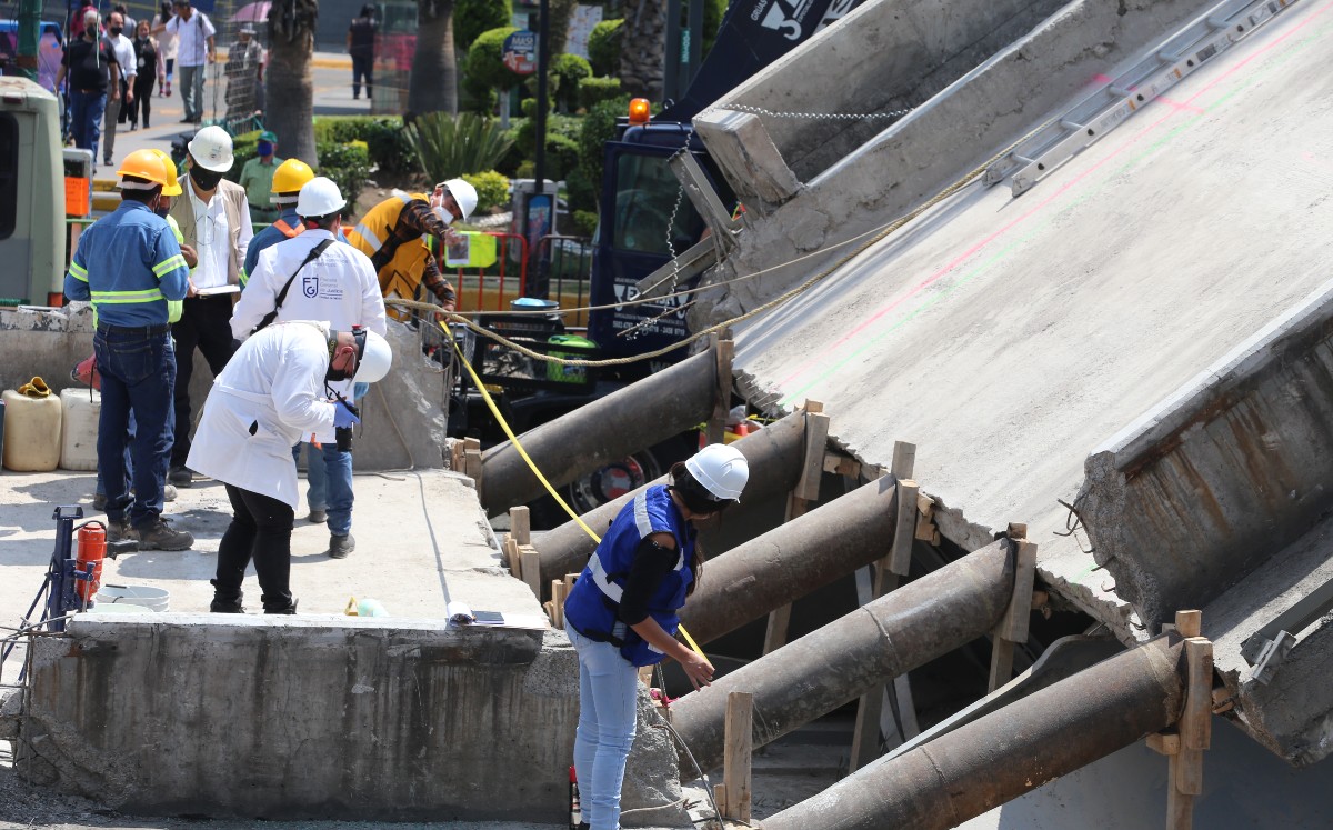 Trabes de Línea 12 del Metro tenían deformaciones y eran detectables: perito externo | Javier Ríos