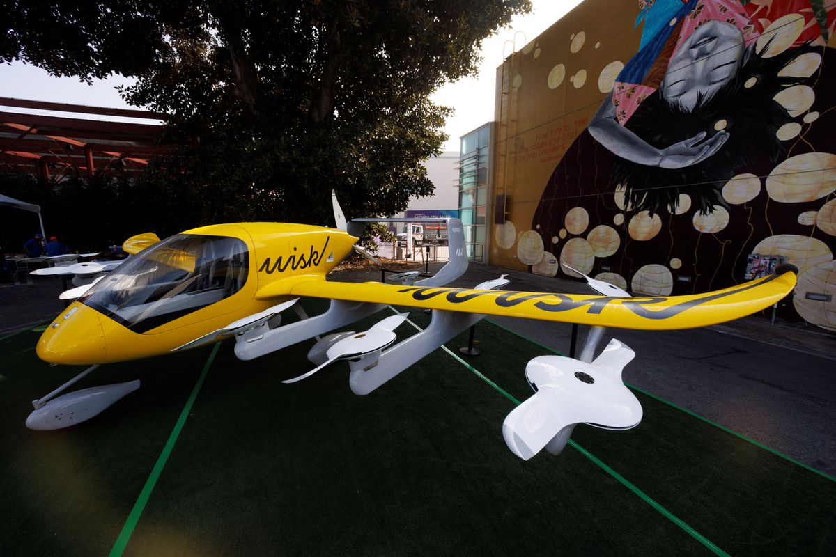Avión Wisk, empresa con sede en California. | REUTERS
