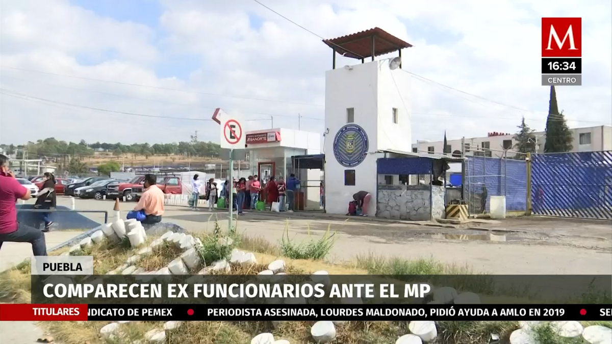 En Puebla, ex funcionarios comparecen ante el Ministerio Público