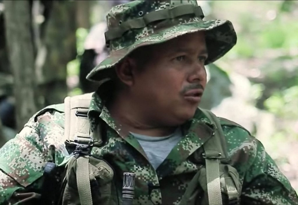 Euclides Espana Caicedo 'Jhonier', alto mando de las disidencias de las FARC, fue abatido por los militares en Colombia. (AFP)
