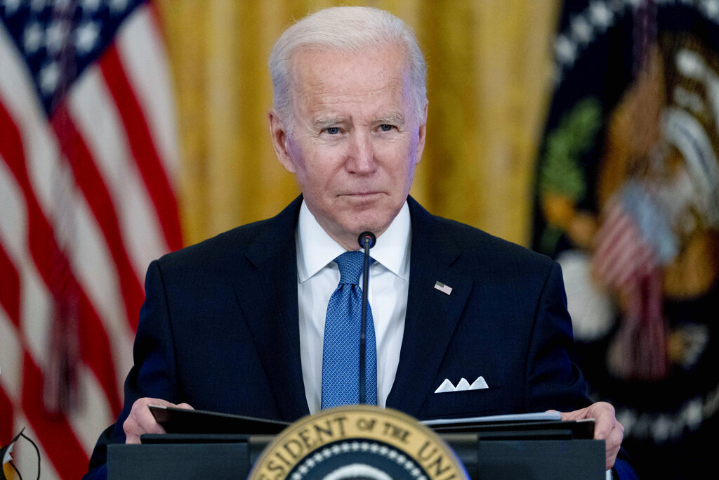Joe Biden ha cometido errores durante las conferencias de prensa en la Casa Blanca. (AP)