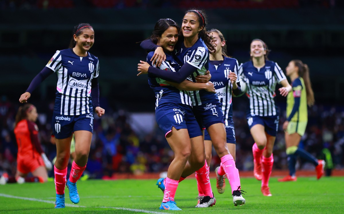 Monterrey vence al América Femenil en el Estadio Azteca (Imago7)