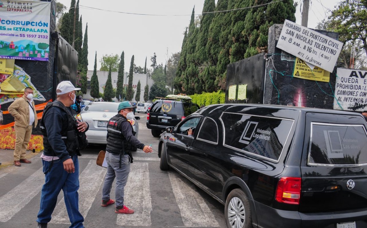 Panteón San Nicolás Tolentino, en Iztapalapa. | Cuartoscuro