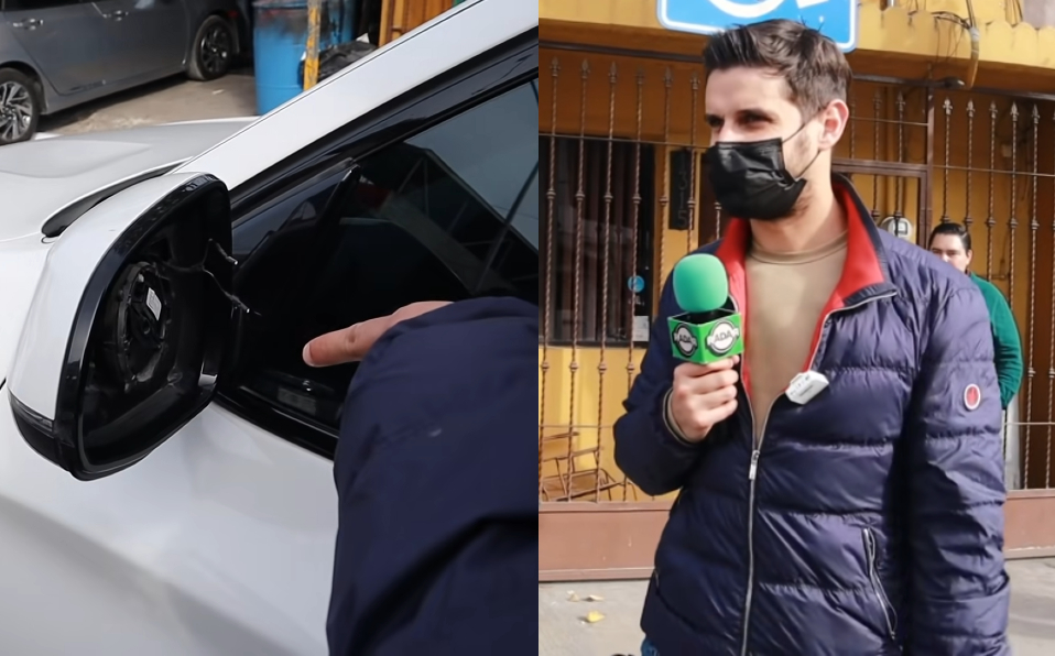 ‘Roban’ al conductor Adrián Marcelo mientras grababa para su canal de YouTube