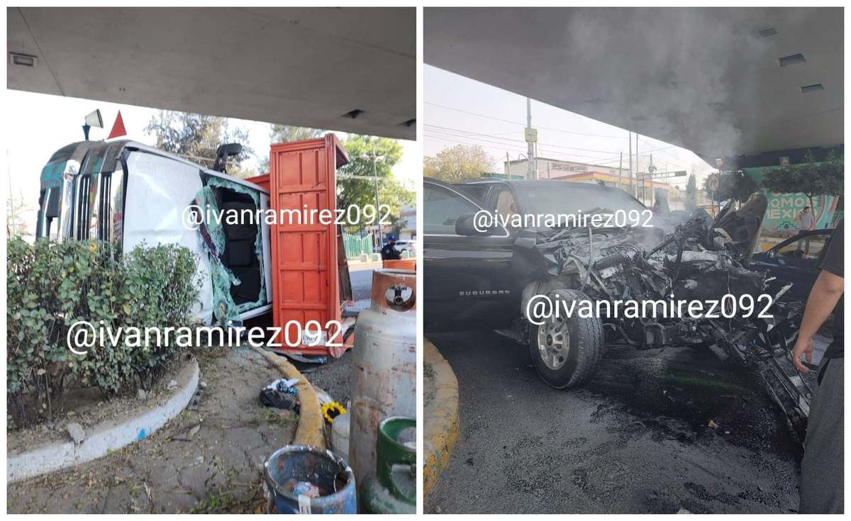 Una mujer más viajaba en la camioneta que transportaba gas.