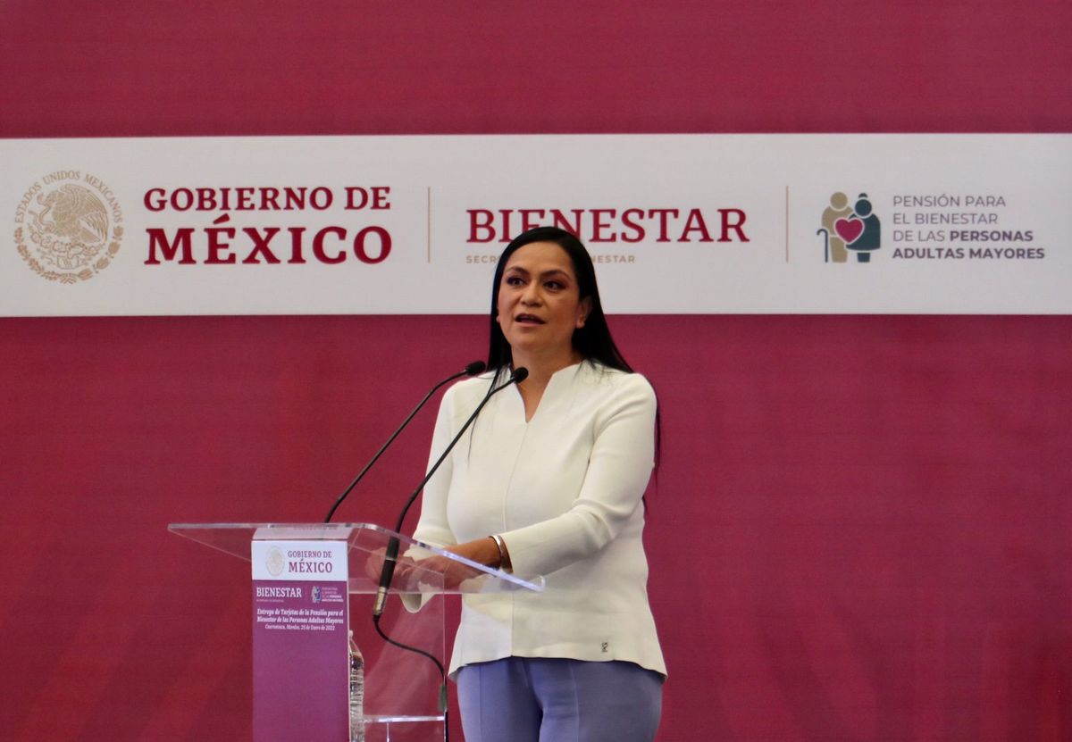 Ariadna Montiel, secretaria de Bienestar | Especial