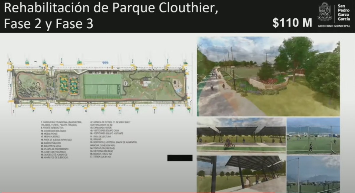 El Casco Antiguo Municipal, el Parque Clouthier y otras áreas y plazas emblemáticas tendrán sus remodelaciones. Foto: Especial
