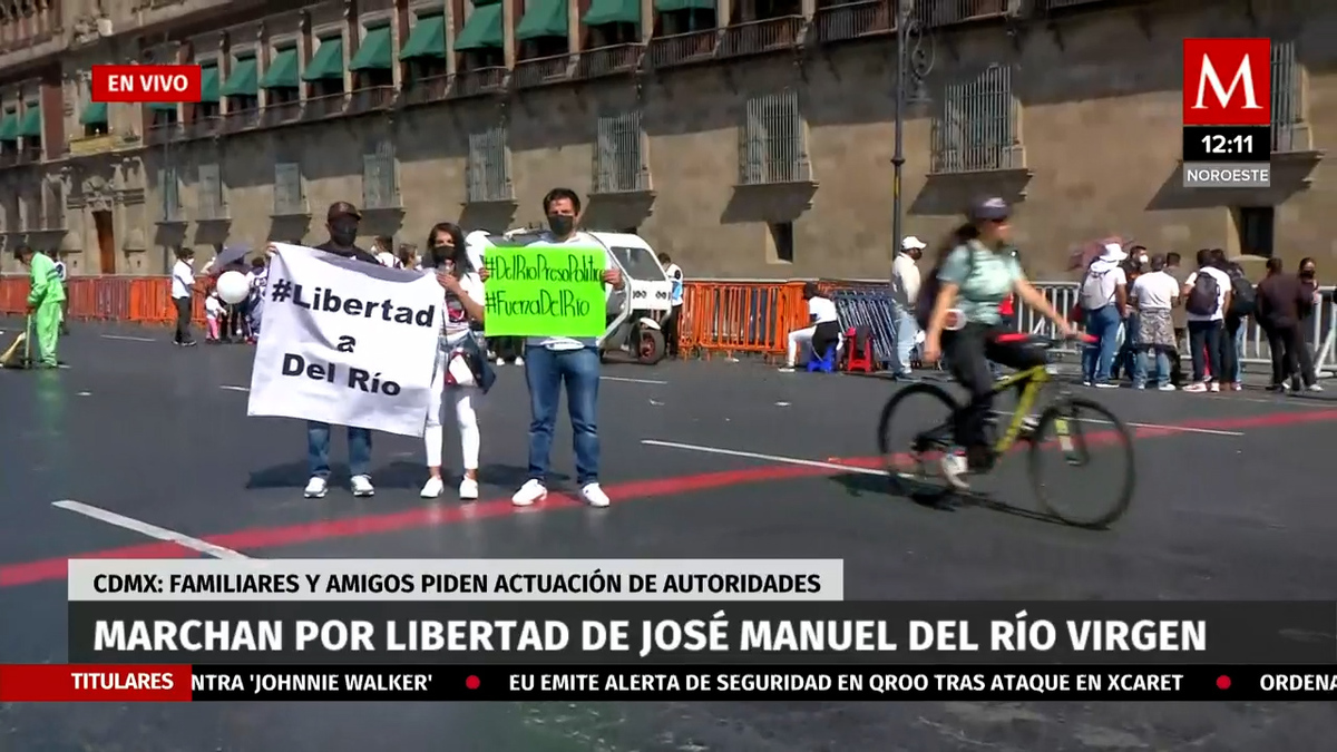 Familiares y amigos marchan por la libertad de José Manuel del Río