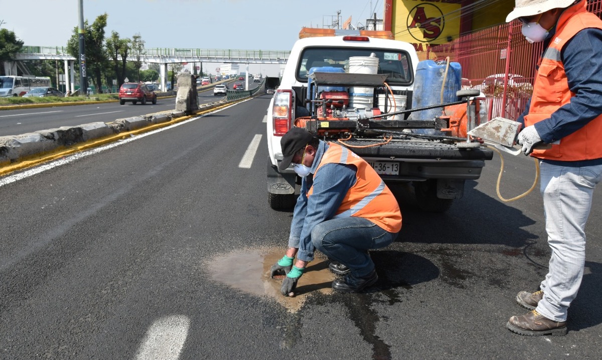 Obras públicas en Edomex.