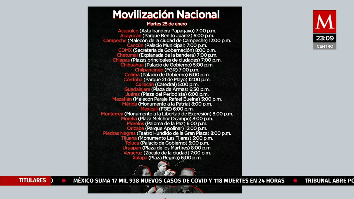 Periodistas se manifestarán para exigir justicia por asesinatos