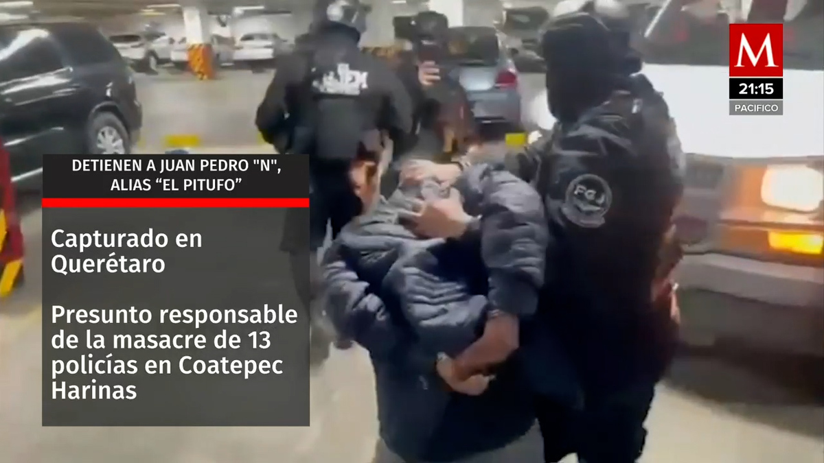 El Pitufo,  presunto implicado en emboscada contra policías de Edomex