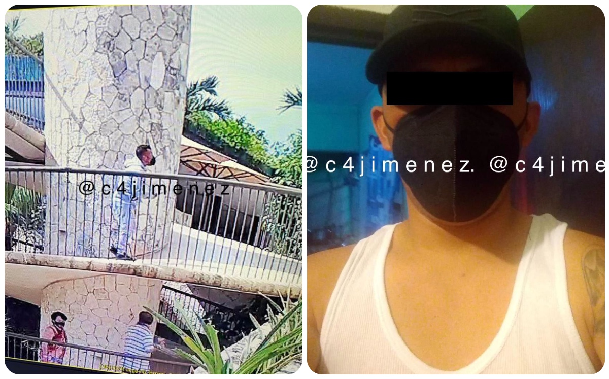 Presunto agresor de canadienses en hotel Xcaret. (Especial)