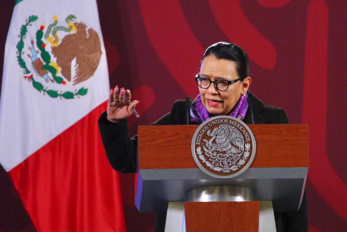 Rosa Icela Rodríguez, titular de la SSPC. | Ariel Ojeda