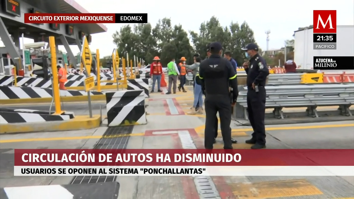Usuarios se oponen al sistema "Ponchallantas"