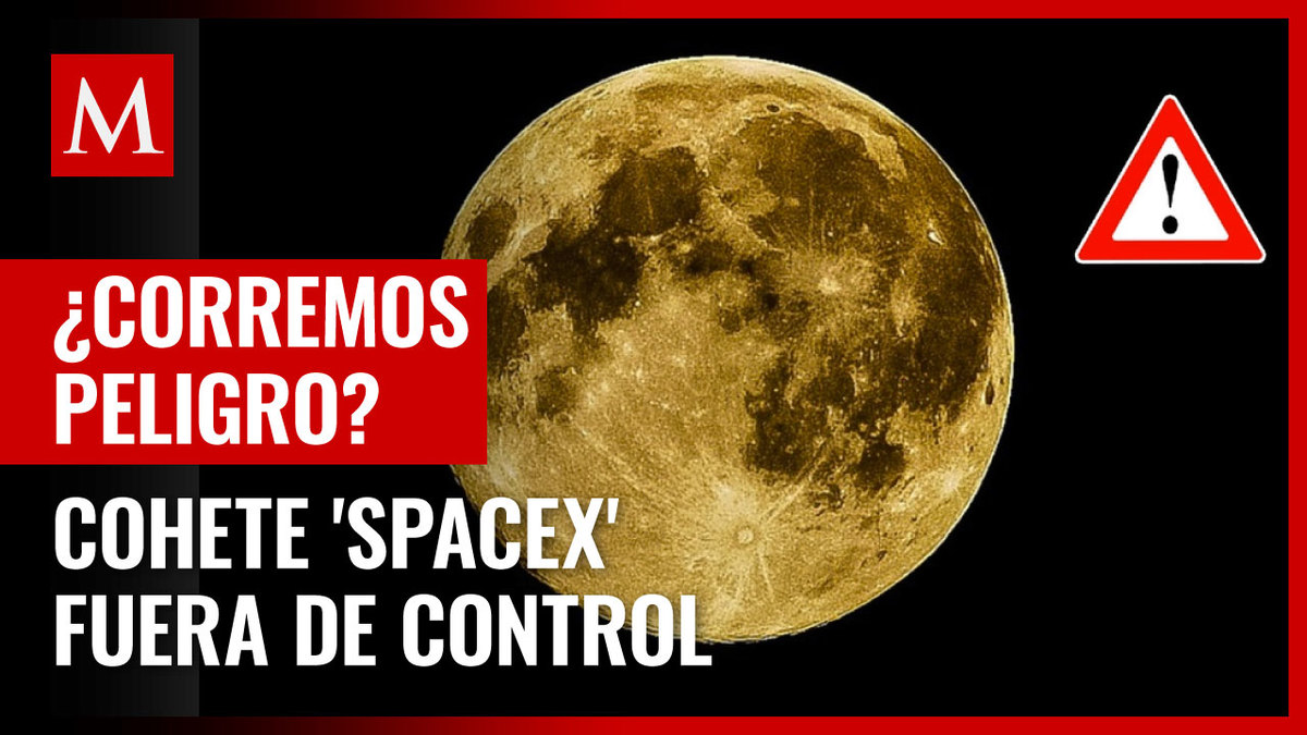 Cohete Space X está por estrellarse contra la Luna