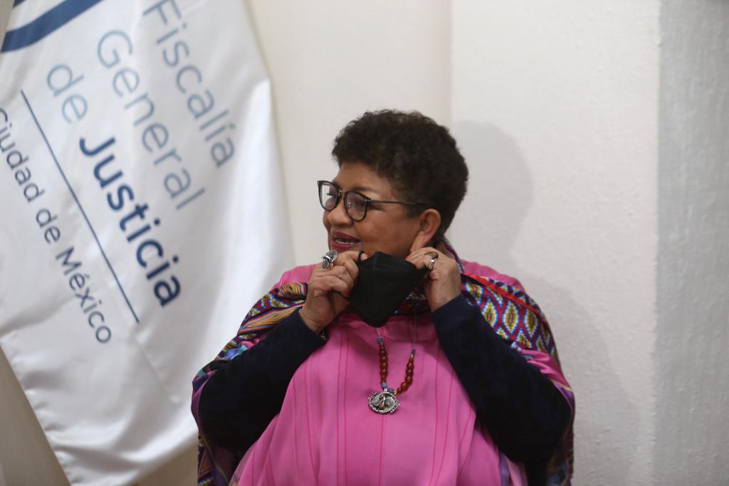 Ernestina Godoy, titular de FGJ CdMx. (Jorge Carballo)