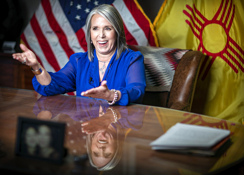 Michelle Lujan Grisham, gobernador de Nuevo México. (AP)