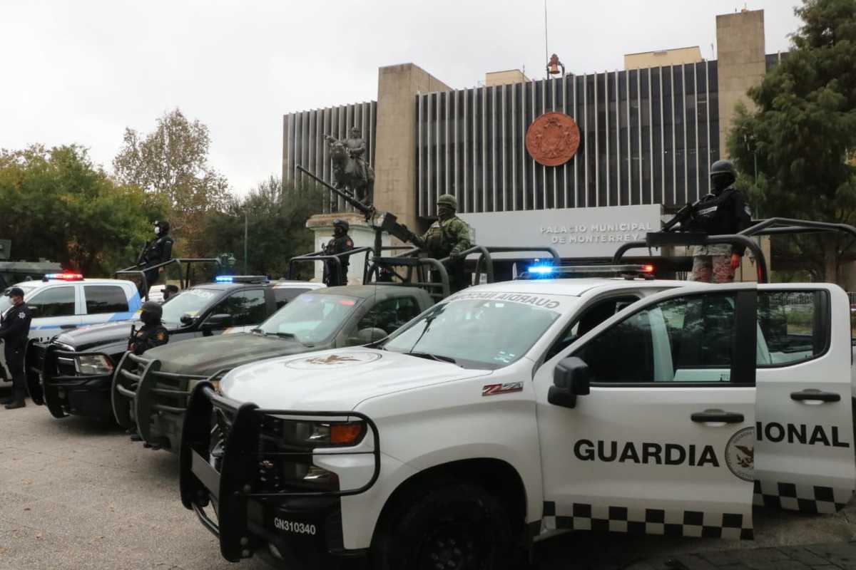 Este miércoles arrancó el operativo Monterrey Seguro 2022. Foto: Leonel Rocha