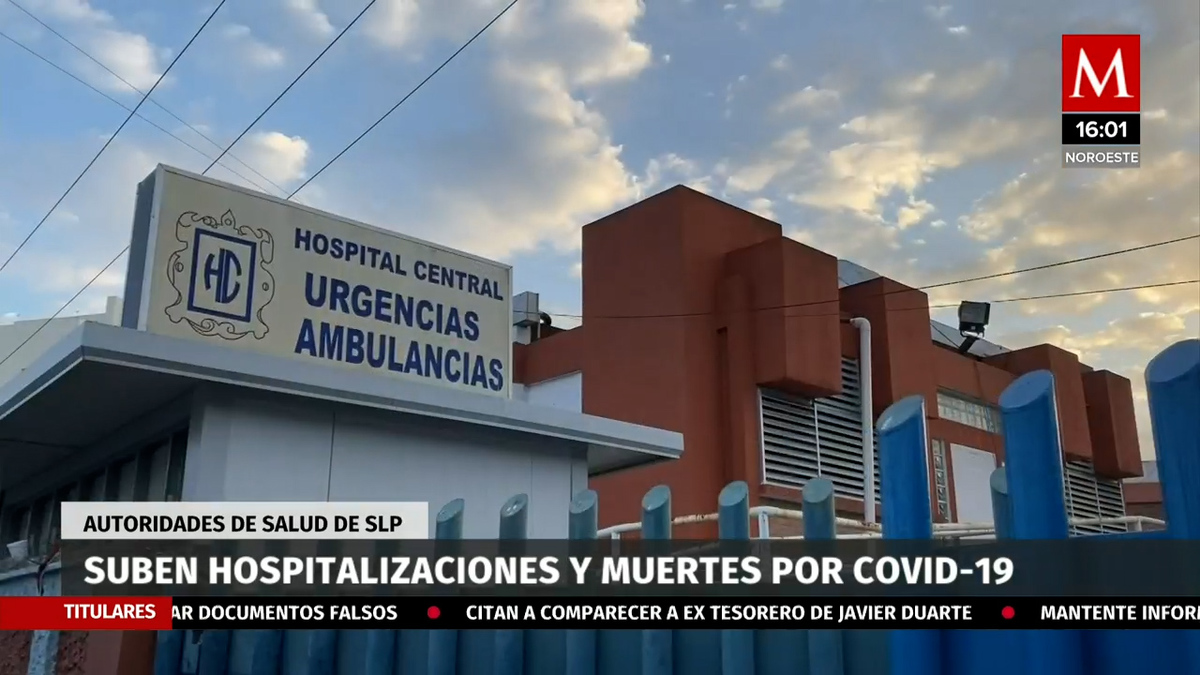 Aumenta el número de muertes y hospitalizaciones por covid-19 en SLP