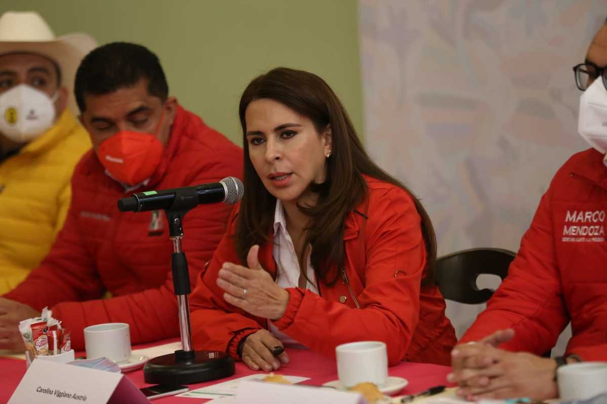 Carolina Viggiano, precandidata a la gubernatura de Hidalgo. (Jorge Sánchez)