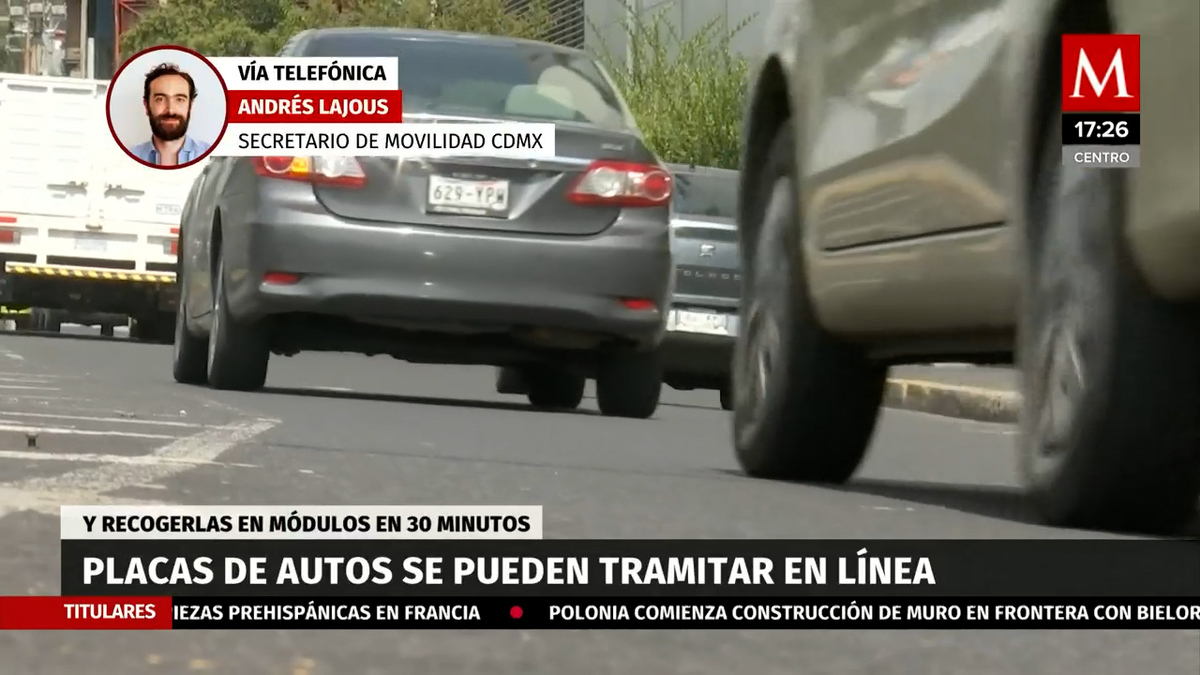 "Placas vehículares se tramitarán en línea a partir de febrero": Andrés Lajous