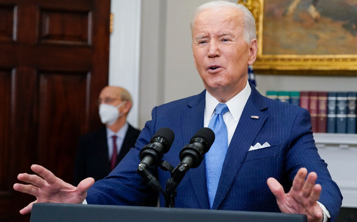 El presidente Biden habló sobre el retiro del juez Stephen Breyer. | AP