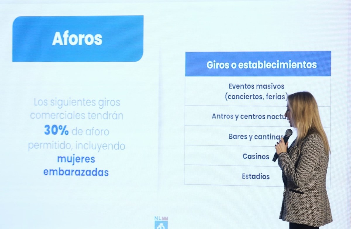 Rueda de prensa de Salud de Nuevo León. Foto: Jorge López.