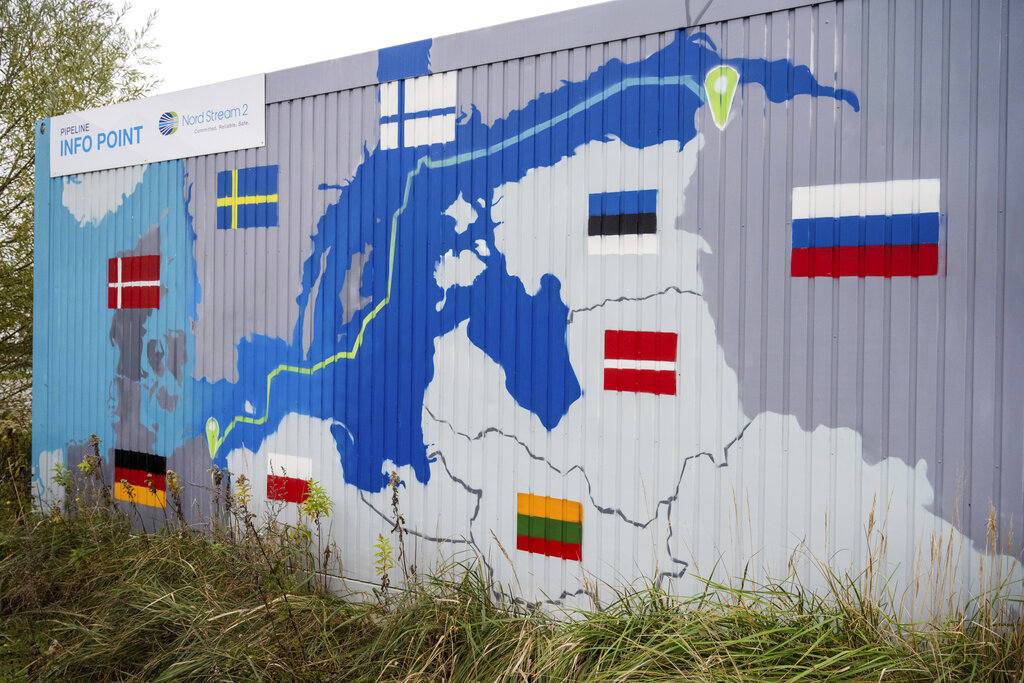 Rusia podrá mandar gas a Europa Occidental sin tener que pasar por Ucrania debido al ducto Nord Stream (AP)