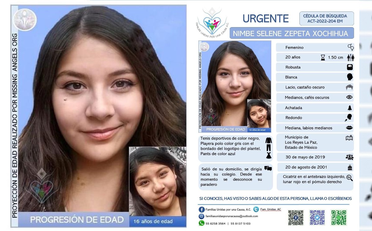 Tenía 17 años cuando desapareció.