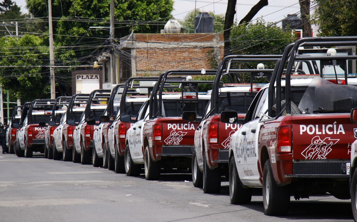 Aspectos de patrullas municipales en Puebla | Agencia Enfoque
