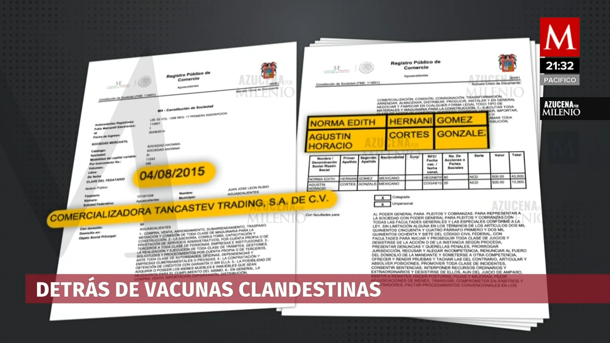 Casa que vendía vacunas era proveedora de algunos gobiernos como Aguascalientes y SLP