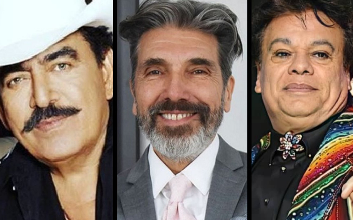 Diego Verdaguer y la foto viral junto a Joan Sebastian y Juan Gabriel. |Especial