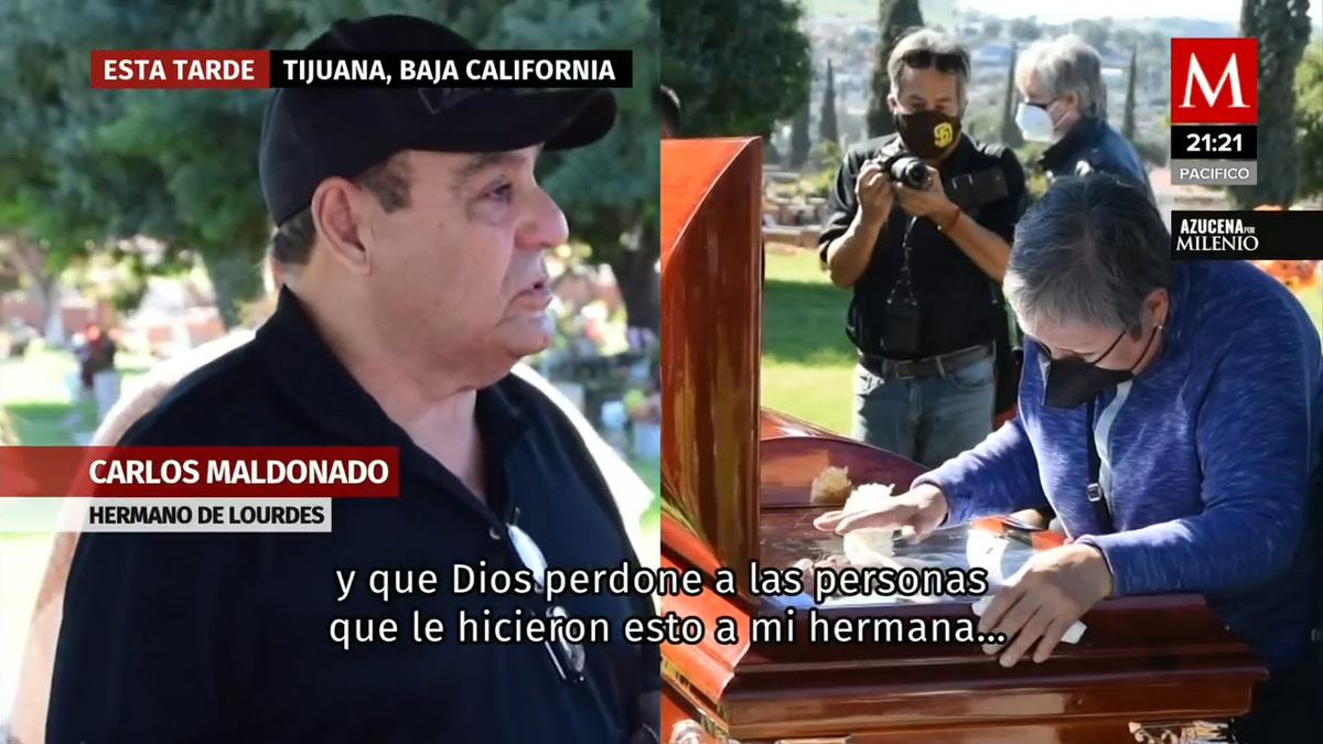 Fue sepultado el cuerpo de la periodista Lourdes Maldonado